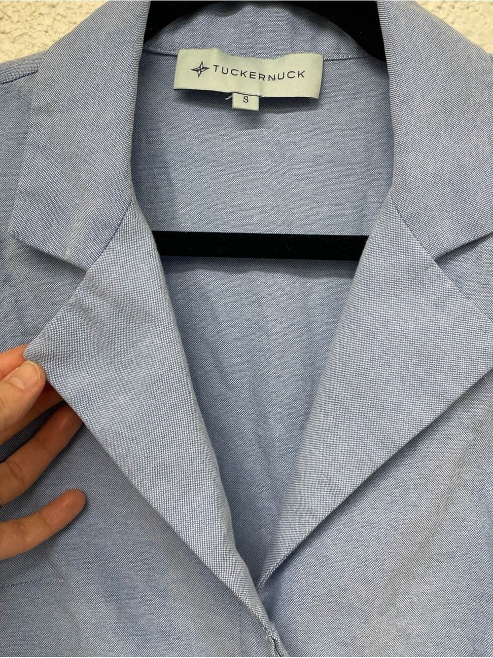 Tuckernuck Sleeveless Shirt Dress in Light Blue - Picture 3 of 10